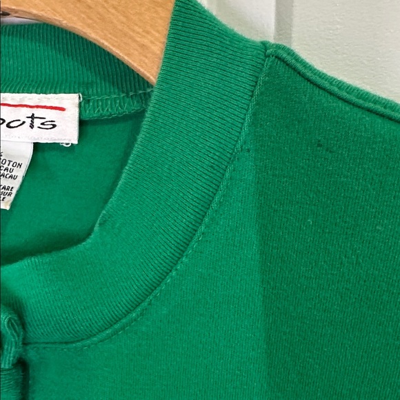 Vintage Talbots Vibrant Green Cardigan Size S - Picture 3 of 5